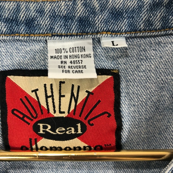 Vintage Denim Jean Vest - Picture 4 of 4